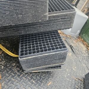 Black Plastic Seed Starting Trays